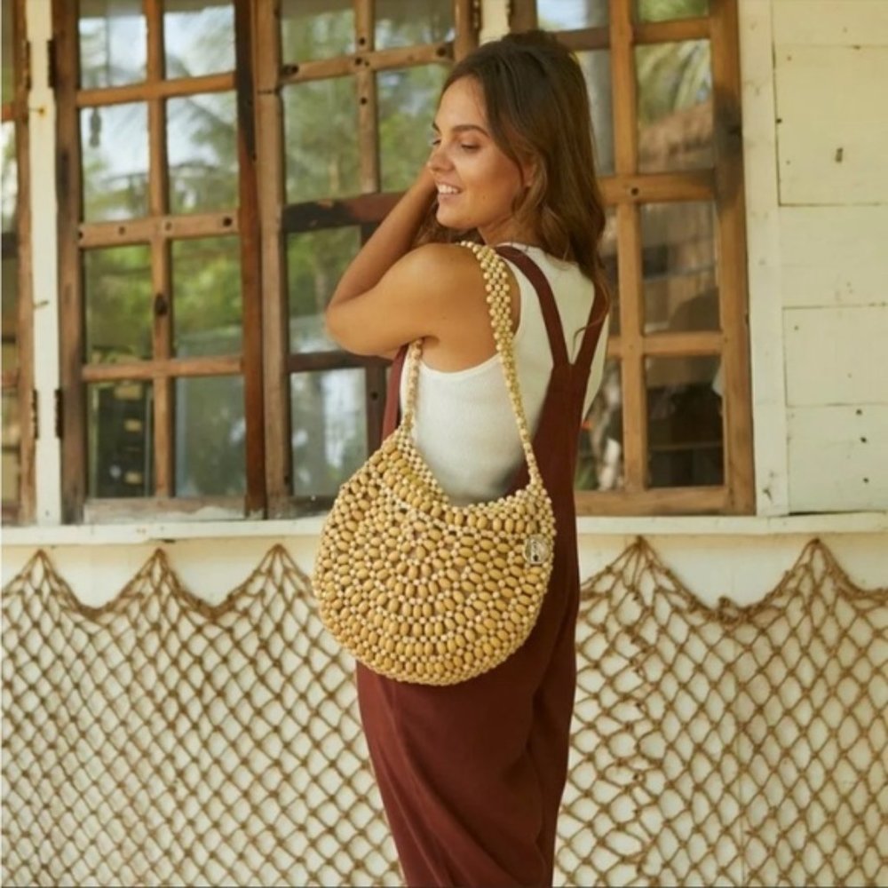 The Sak Montana Hand-Beaded Shoulder Bag